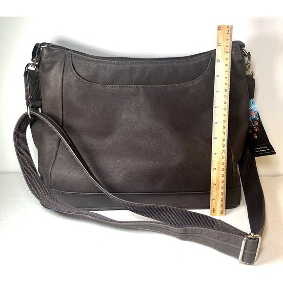 GUN TOTE’N MAMAS Brown Leather Large Shoulder Bag- NWT (w/ imperfection scratch) - Picture 16 of 16